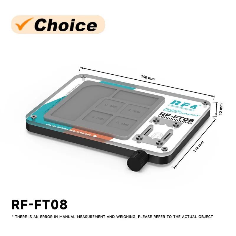 

RF4 RF-FT08 Multi-functional Repair Working Mat for Mobile Phones CPU IC Precision Components Holder Repair Soldering Tool