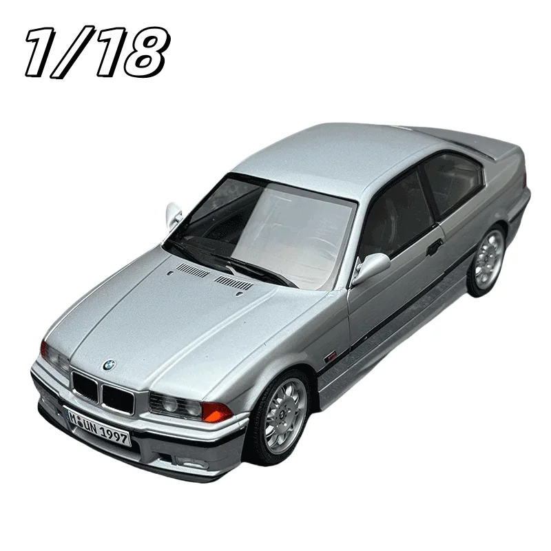 1:18 BMW M3 E36 COUPE 1990 diecast alloy simulation model, children\'s collection of decorative toys, holiday gifts for children.