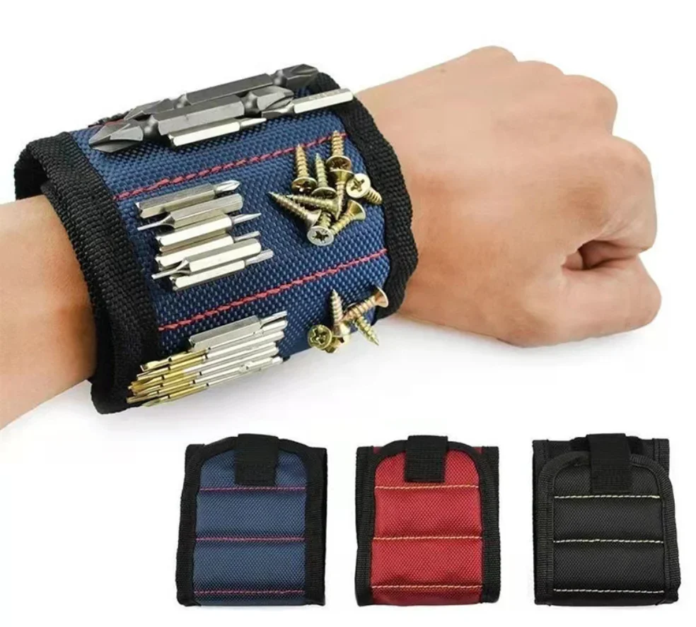 Magnetic Wristband Screwdrivers Set Hardware Tools with Absorption Feature for Handyman Garageman Mechanic Carpenter