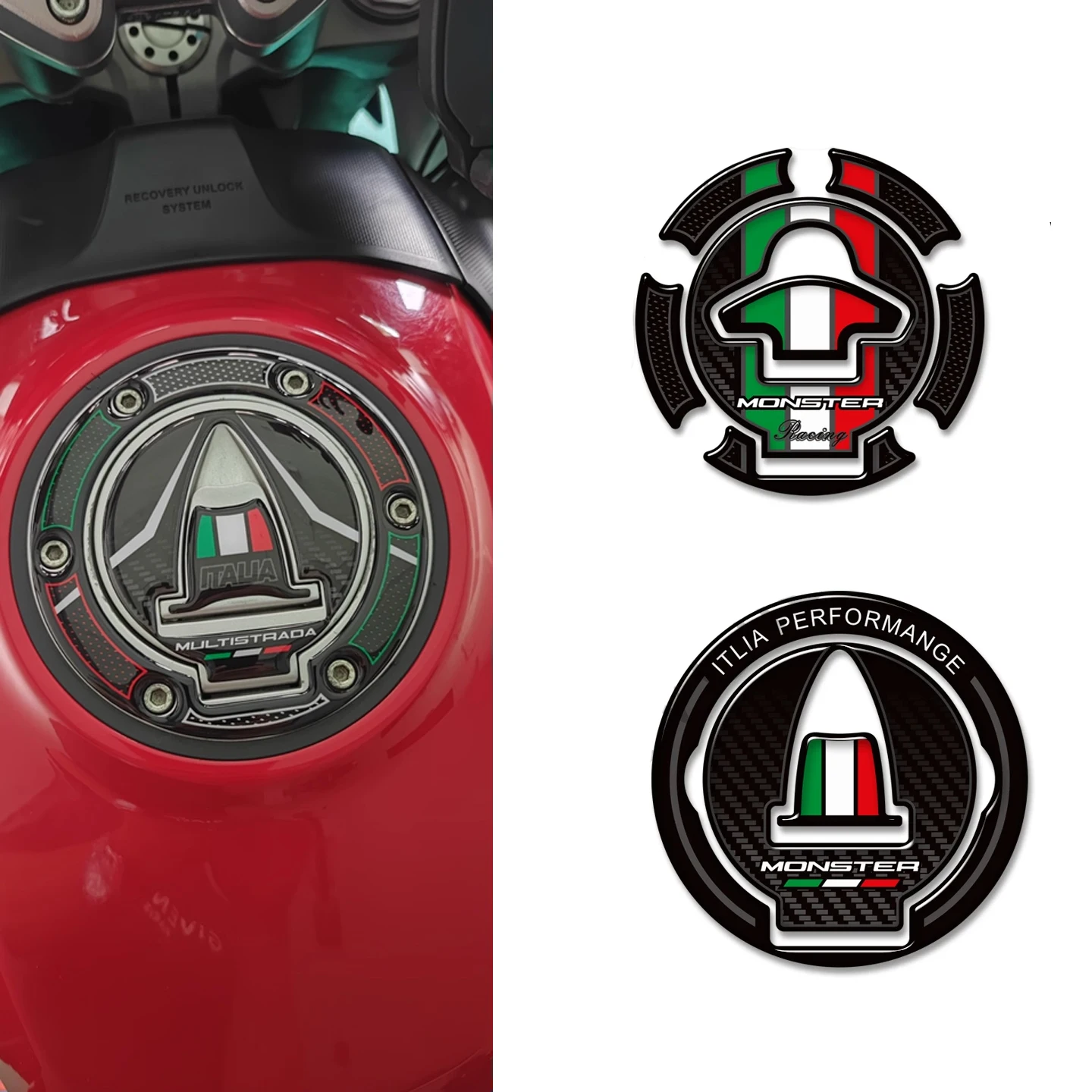 

3D наклейки для Ducati Monster 620 696 796 800 950 939 821 797 937 1000 1100 1200 SP Защитная накладка на бак Наклейки на крышку бензобака и мазута