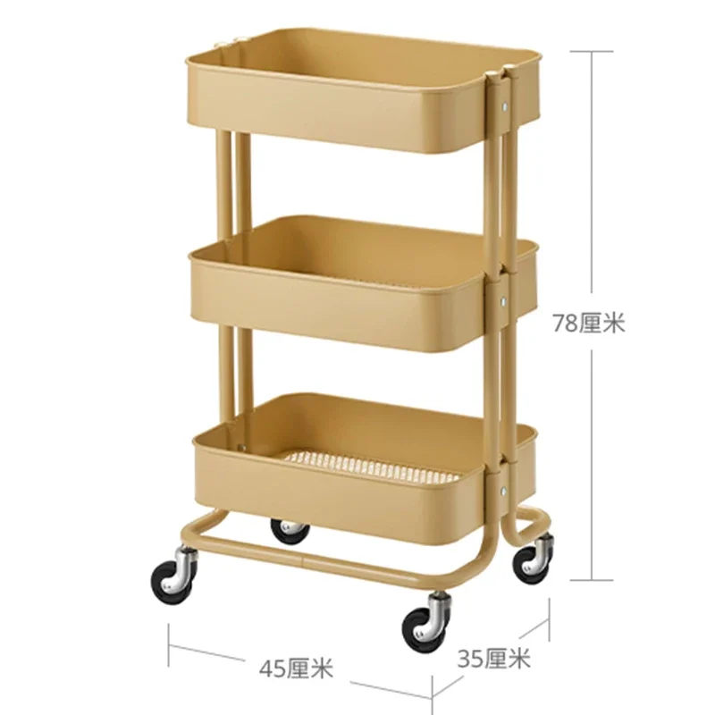 Dressing Cart Storage Wheels Manicure Portable Trolley Aesthetics Salon Professional Trolleys Organizer Drawer Salon Furniture