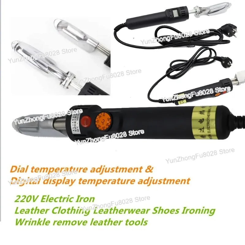 Handle 220V EU PLUG Smoothing Iron For Car Bumper Repair Hot Stapler Leather Ironing Tool Plastic Crack Repair Smoothing Too