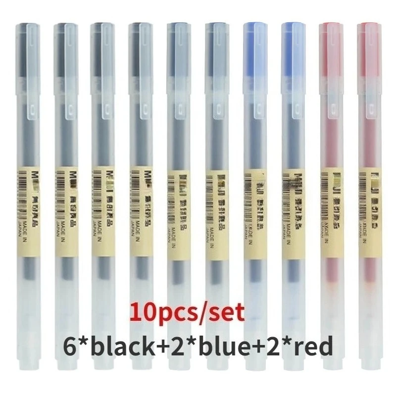 гелевая ручка 0,38 мм/0,5 мм, черная/красная/синяя/глубокие