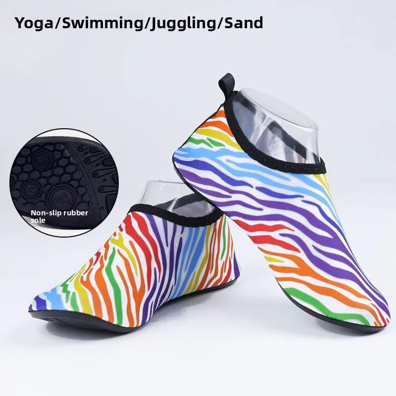Anti-Slip Soft Bottom Swimming Shoes Diving Socks Breathable Wear-Resistant Snorkeling Shoes Beach Shoes Outdoor Camping Trav...