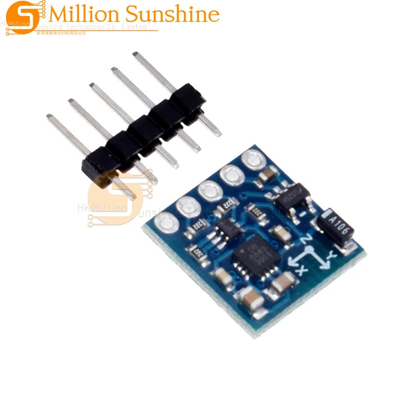 Placa de módulo de Sensor HMC5883 GY-271, 3V-5V, Triple eje, 3 ejes, brújula, magnetómetro, chips importados para Arduino