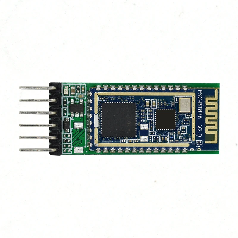 Feasycom-Módulo de modo Dual TTL Bluetooth 5,0, 6 pines, placa de desarrollo, compatible con SPP BLE, transmisor de datos inalámbrico