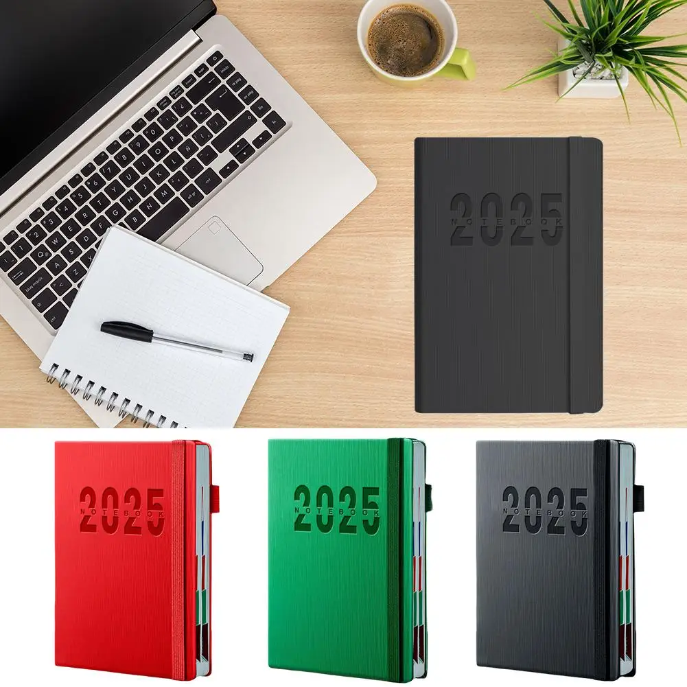 New A5 Notepad Self Discipline Agenda 2025 Management Supplies Diary Notebook Writing Notebooks Planner Office Pads Sc D1j6