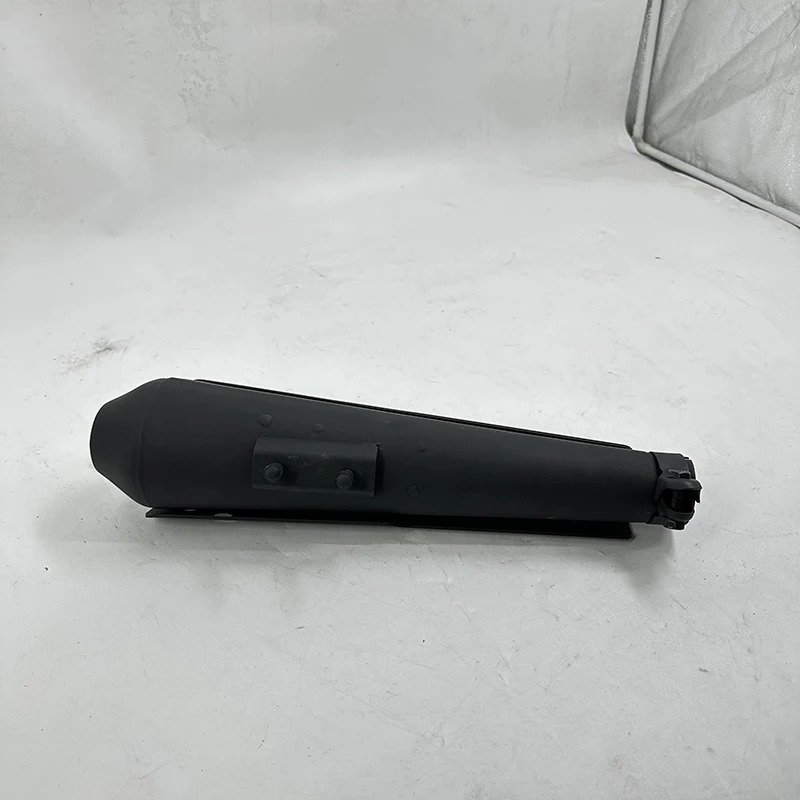 Motorcycle EXHAUST - QUIET - BLACK - WITH BLACK GUARD For MUTT Motorcycle Original Parts MPT-0198