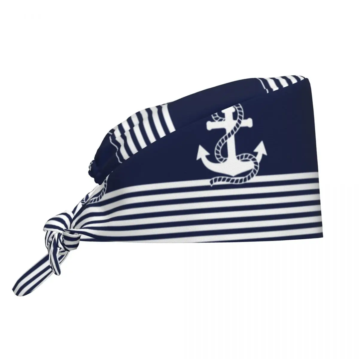 Gorro quirúrgico con patrón de marineros náuticos para hombre y mujer, gorro quirúrgico informal para cirujano de laboratorio, gorros de trabajo para enfermería y cuidado de mascotas