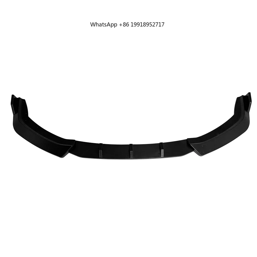 

Haosheng Front Bumper Lip Splitter Spoiler Plastic Front Splitter Carbon Fiber Look 3 Parts Front Lip for Baleno JJ150