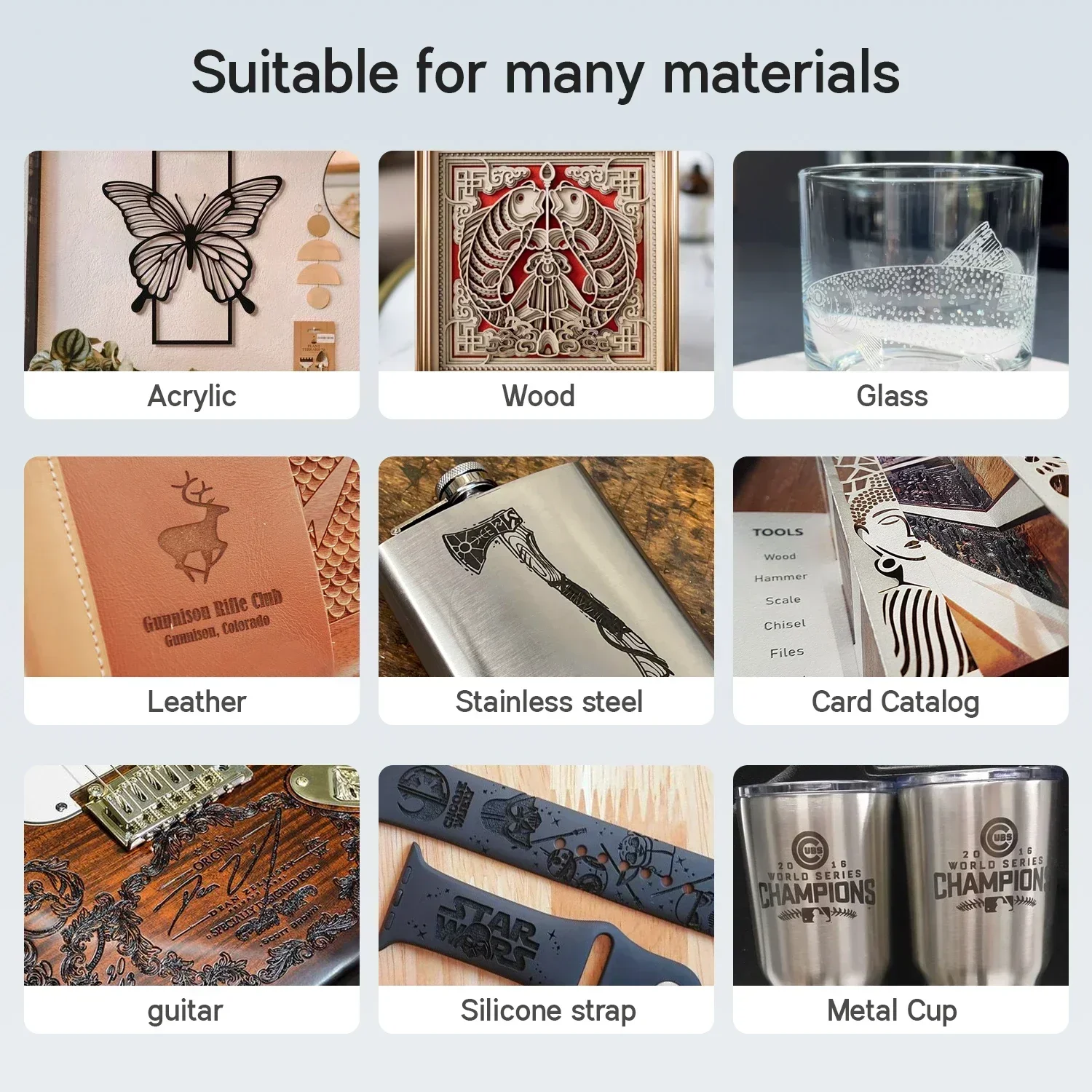 HLONGDA X1 10W Laser Engraver Laser Cutter Engraving Machine for DIY Personalized Gifts Precisely Laser Engraving Machine