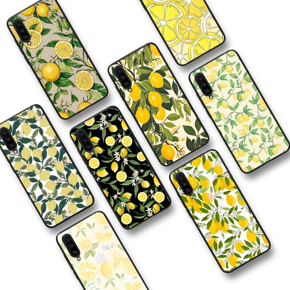 Fruit Lemon Phone Case For Xiaomi Mi 5X 8 9 10 11 12 Lite Pro 10T PocoX3pro PocoM3 Note 10 Pro Lite