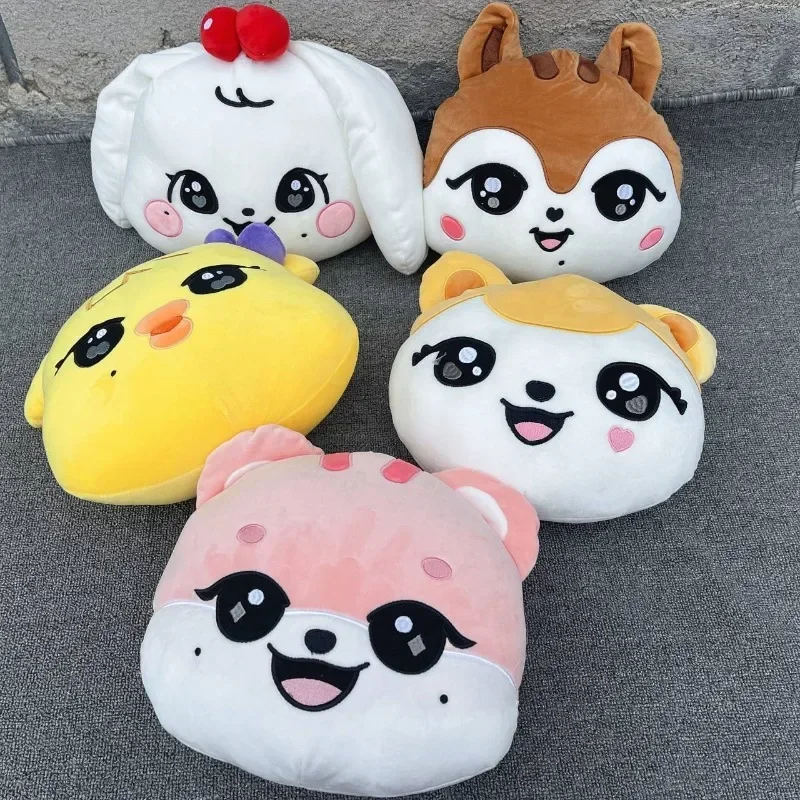 KPOP IVE MINIVE Big Face Ring Pillow GAEUL YUJIN LIZ Cartoon Nap Cute DIVE Fans Gifts Accessories