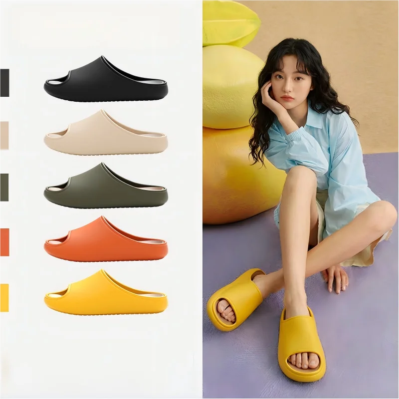 

YUYIN Slippers Women Fashion Soft Sole Thick Platform Bathroom Home EVA Indoor Slides Woman Sandals Summer Non-slip slippers