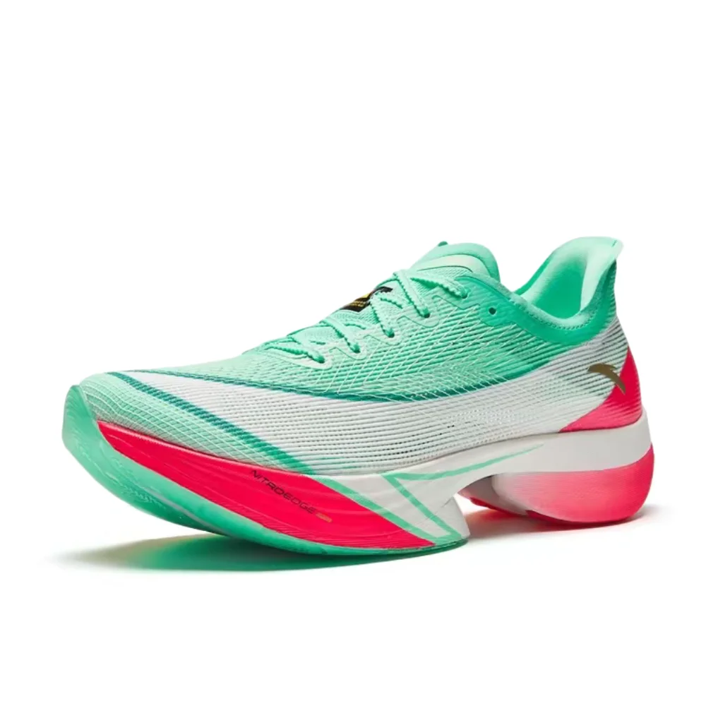 Anta C10 Pro Men's Red/Green Two-Tone Low-Top Runners – Stylish Non-Slip Versatile Sole & Comfortable Everyday Fit 112445574-4