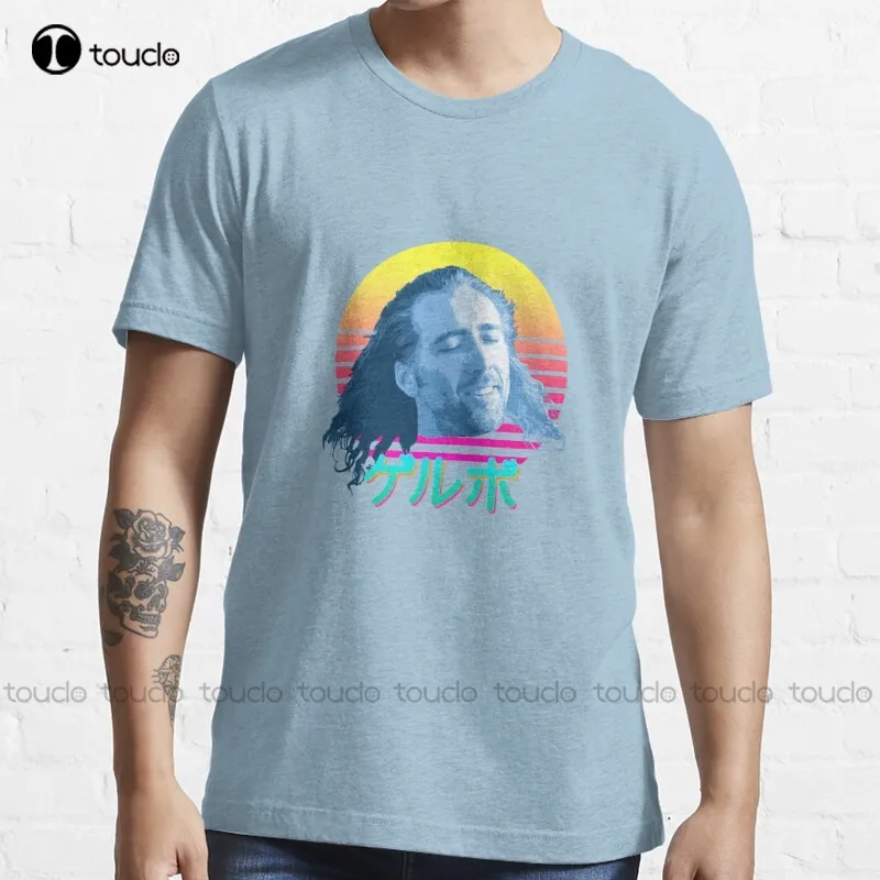 New Nicolas Cage T-Shirt Cotton Men Tee Shirt Graphic T Shirts Custom Aldult Teen Unisex Digital Printing Tee Shirt Custom Gift