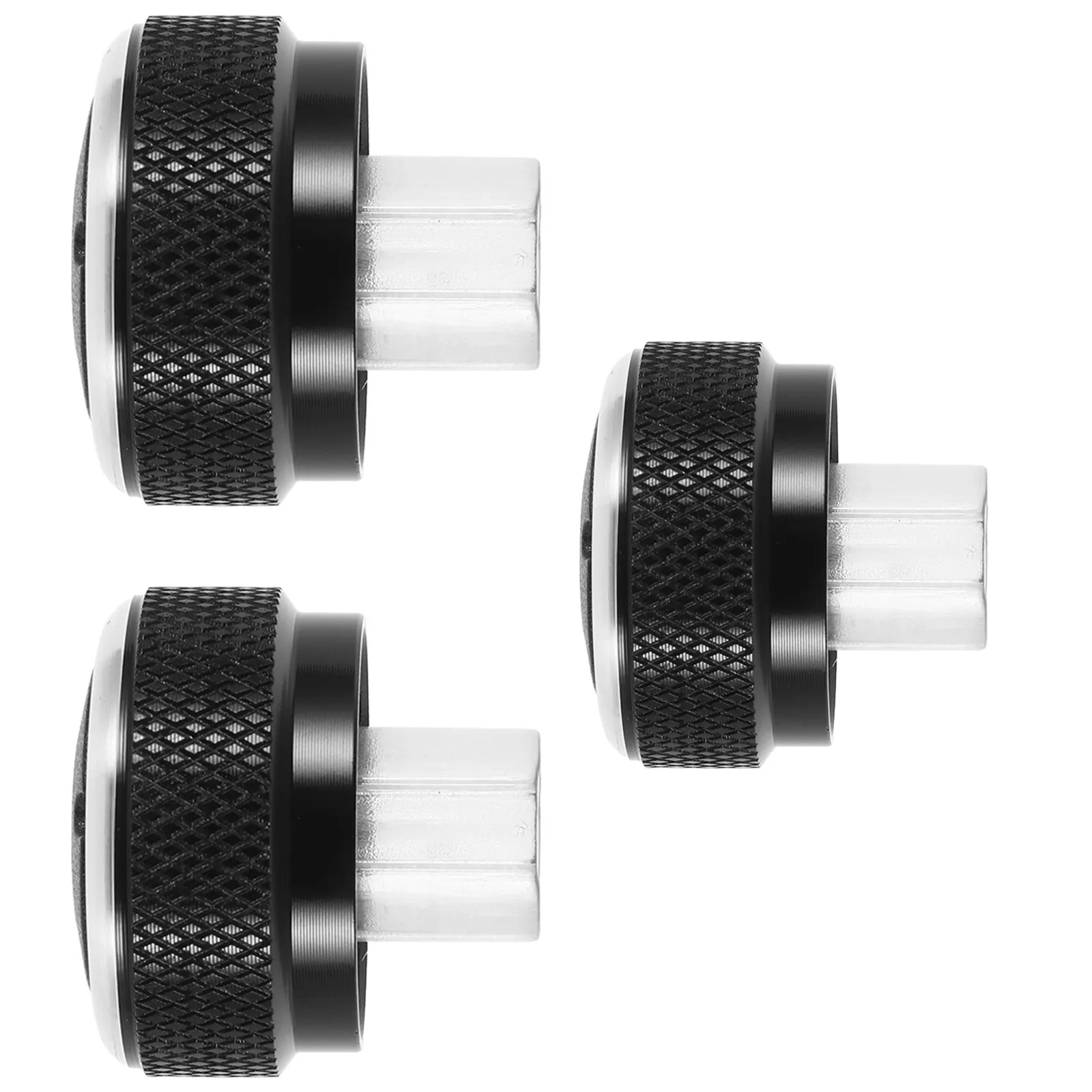 

3Pcs Aluminum Alloy Car Air Conditioning Switch Knobs Heater Control Replacement Car Ac Button Control Interior Accessories
