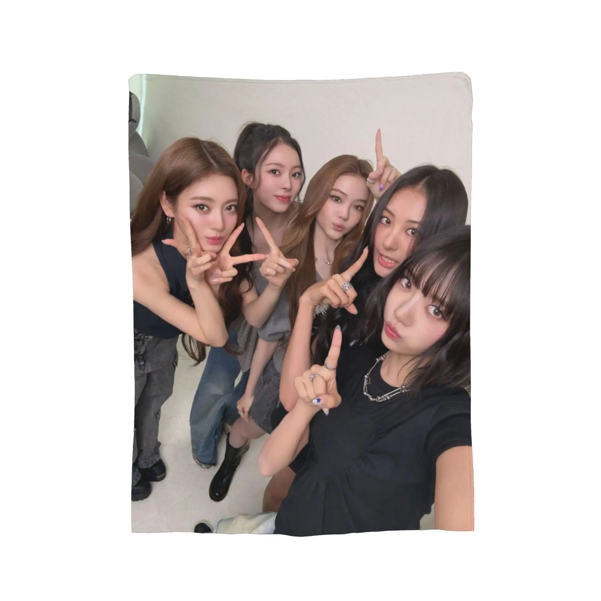 أنيق meovv kpop k-pop الفتيات مجموعة البطانيات فائقة النعومة المخملية مريحة رمي بطانية آلة قابل للغسل #3