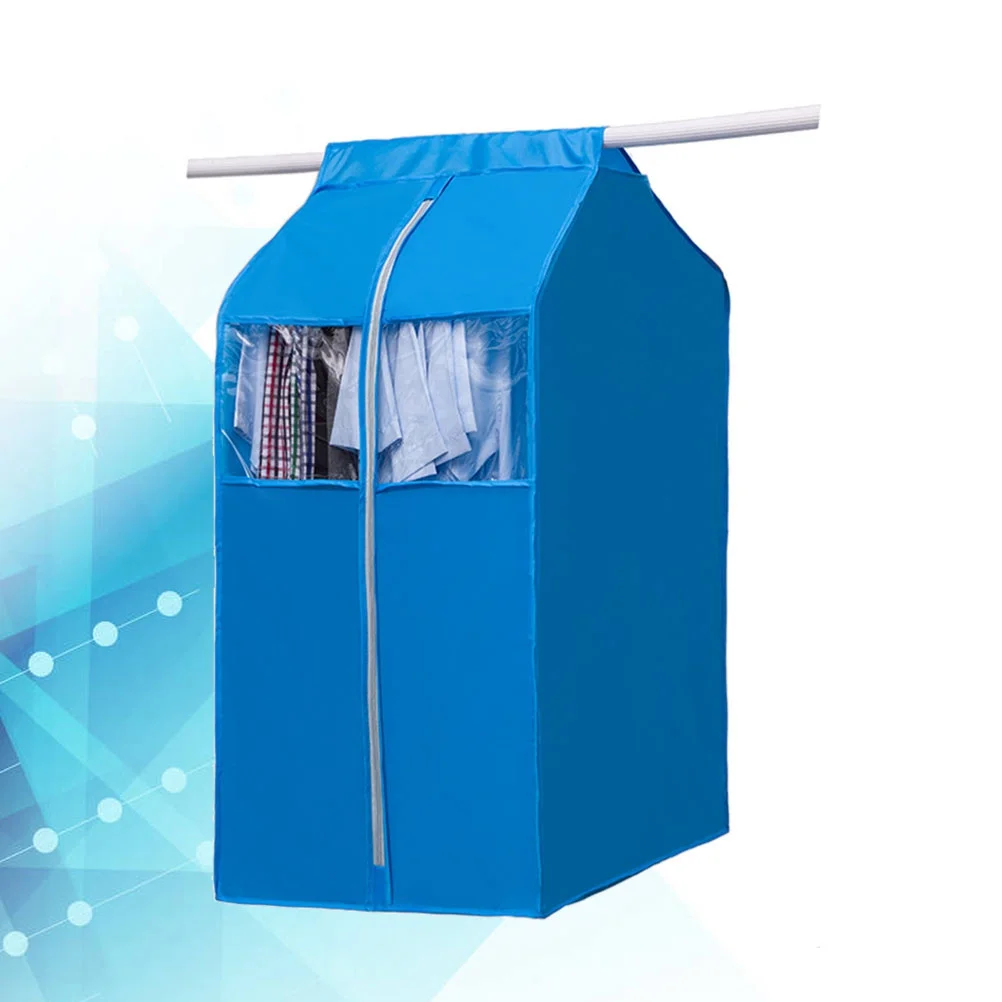 

Garment Cover 420d Nylon Oxford Fabric Closet Storage Bag Big Size Coffee Color Dustproof Breathable Clothes Protector