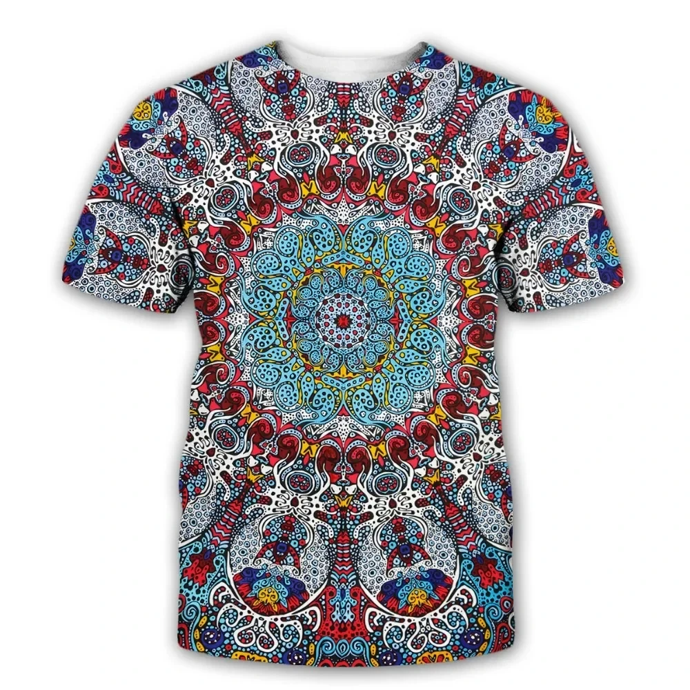 Colorful Trippy T-Shirt for Men 3D Printed Painting Cool Designs T Shirt Tee Shirts Summer Casual Gym Short Sleeve Comfortable