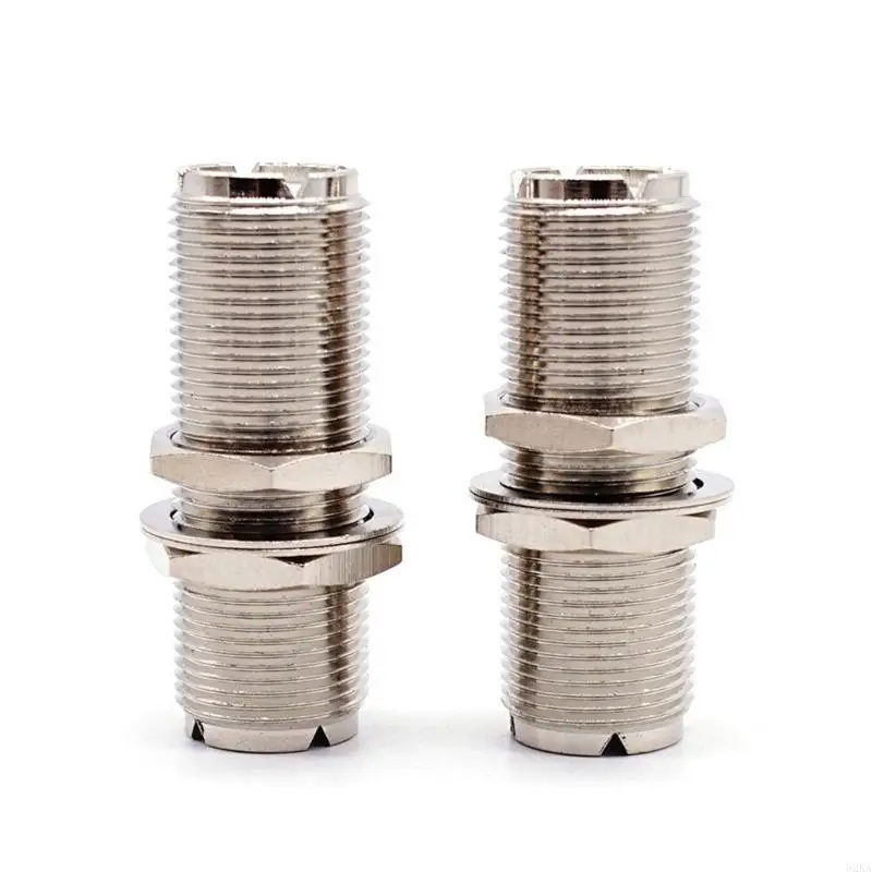 62KA UHF SO-239 Femmina a UHF SO239 FEMMILE NACK NATTO Bulkhead RF Adattatore RF Adattatore per PL-259
