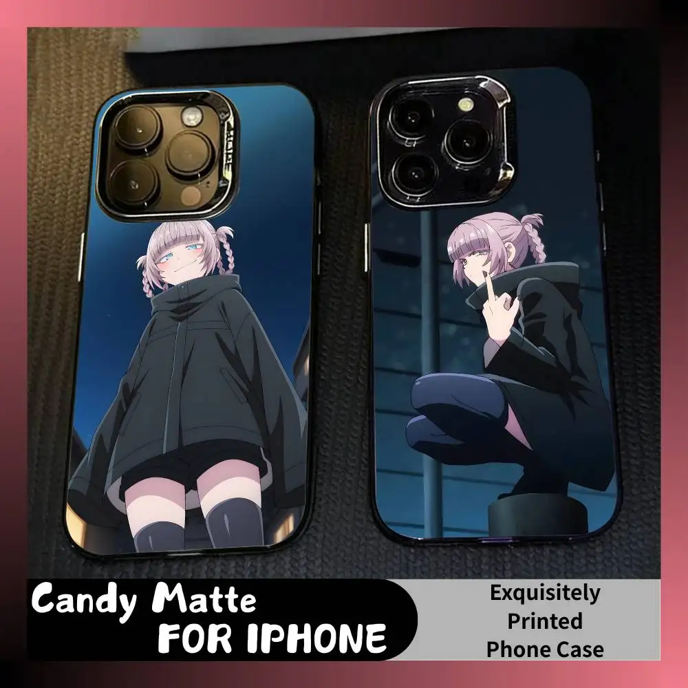 

Nazuna C-Call Of The N-Night Phone Case For iPhone 16 17 15 14 12 13 Pro Max Black Candy Matte Shockproof Cover