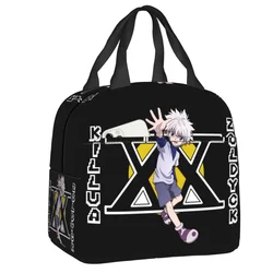 HXH Killua Zoldyck Insulated Lunch Bag for Women Leakproof Anime Hunter X Hunter Thermal Cooler Lunch Tote Office Picnic Travel