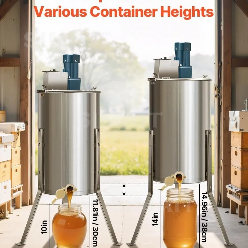 Electric Three-frame Stainless Steel Honey Shaker, Honey Extractor, Honey Separation, Beekeeping Tools