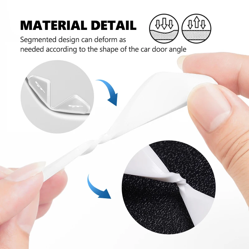 Car Door Corner Protective Sticker Anti-collision Auto Accessories For KIA GT Carens Stonic Ceed Sportage Rio K5 K2 Optima K3