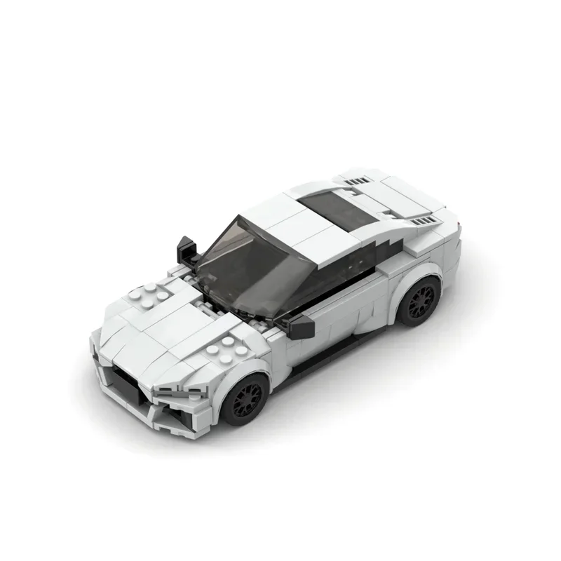 Moc 8-Bolzen breites Auto InhawBrick technischer Sport Speed Racing Car Baustein Erwachsene Ziegel Sets Modell Sammlung Spielzeug