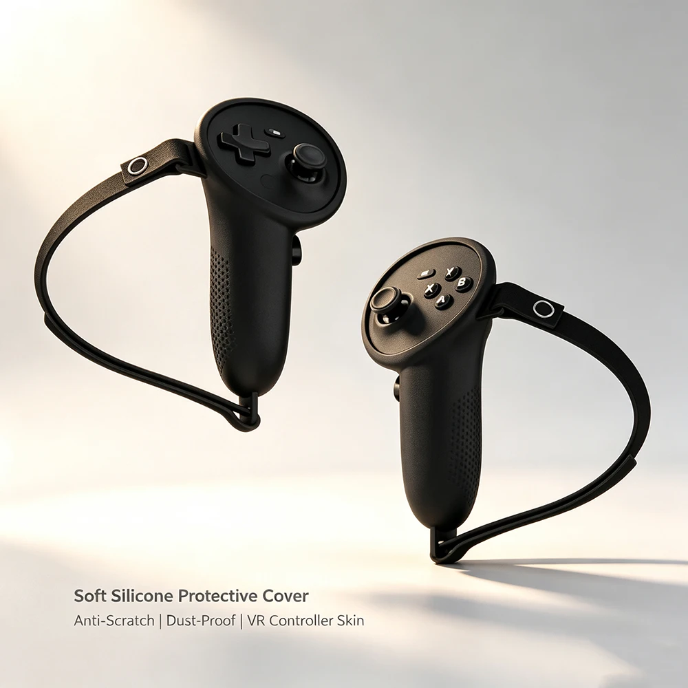 Anti‑Scratch Soft Silicone Protective Cover For Steam Frame VR Controller Dust‑Proof Protective Skin VR Game Handle Accessories`