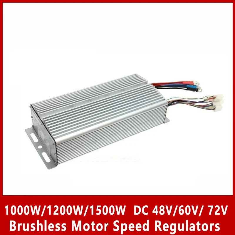 

1000W/1200W/1500W DC 48V/60V/ 72V Brushless Motor Speed Regulators BLDC Speed Controller for Electric Bicycle Motorcycle