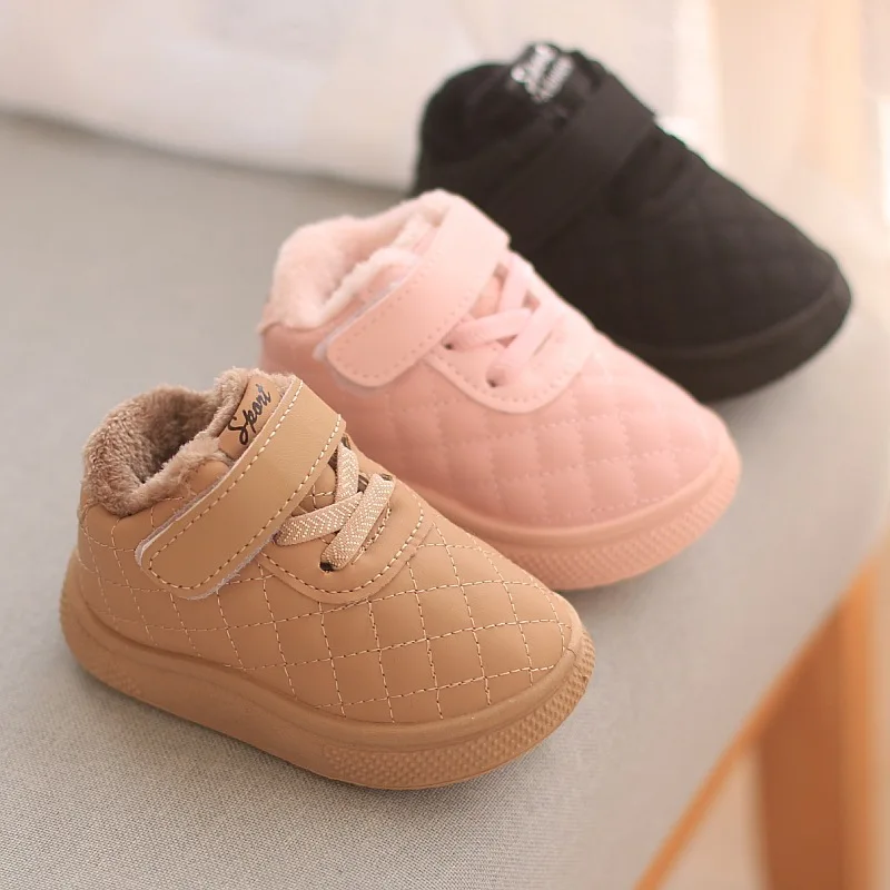 

Baby Cotton Shoes 2025 Winter Children Ankle Boots Non-slip Warm Fashion Toddler Comfortable Outdoor Platform Kids Snow Boots