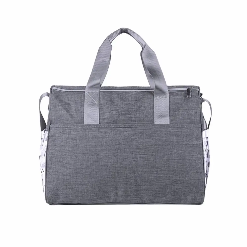 Durable Fashion Prints Single Shoulder Mommy Bag Large Capacity Lightweight Maternity Bag Portable Multi-pocket Nappy Bag