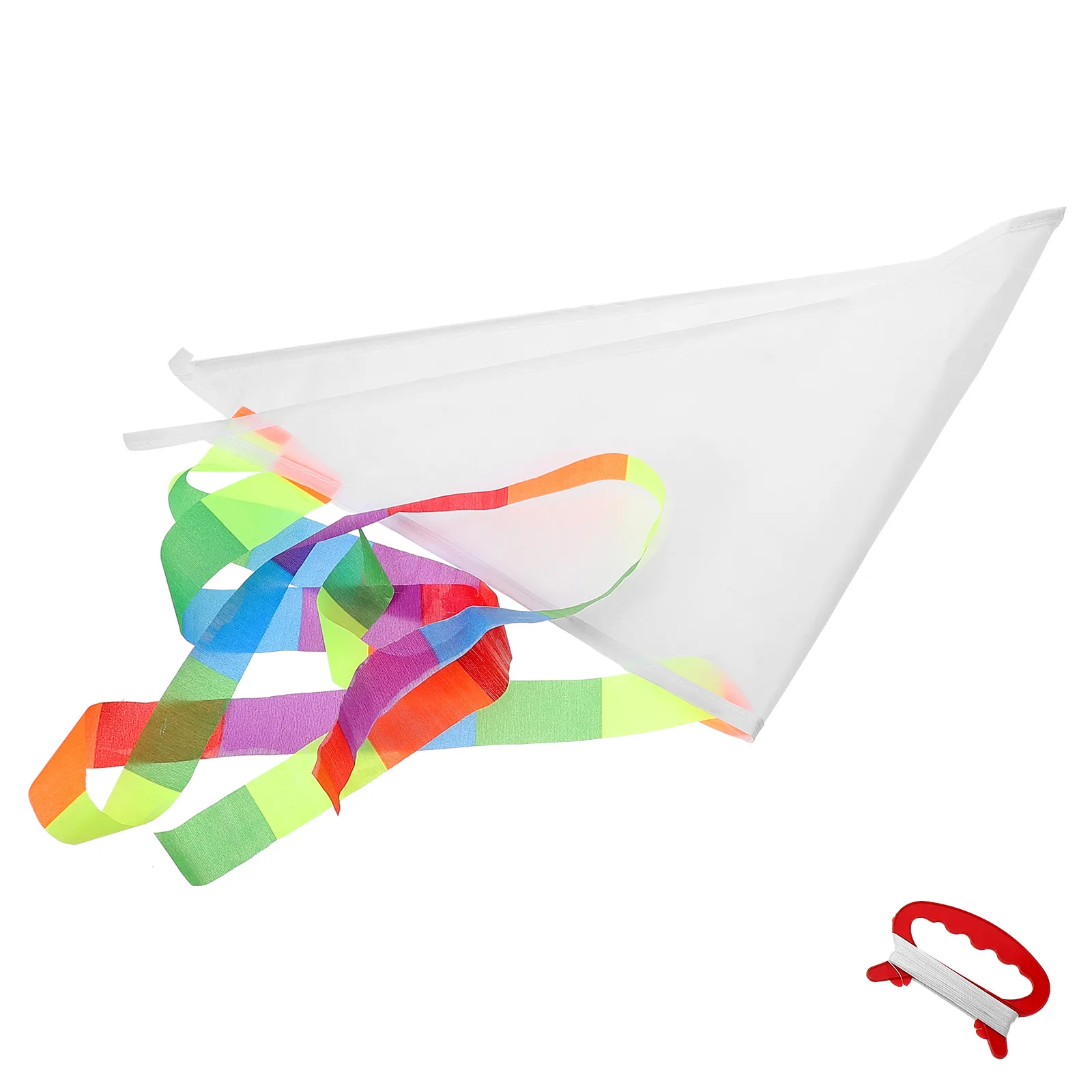 

1 Set Of Diy Blank Kids, Portable Children Painting Toy, Interactive Drawing Craft Kit, Outdoor Flying Kite For Toddlers, Blank