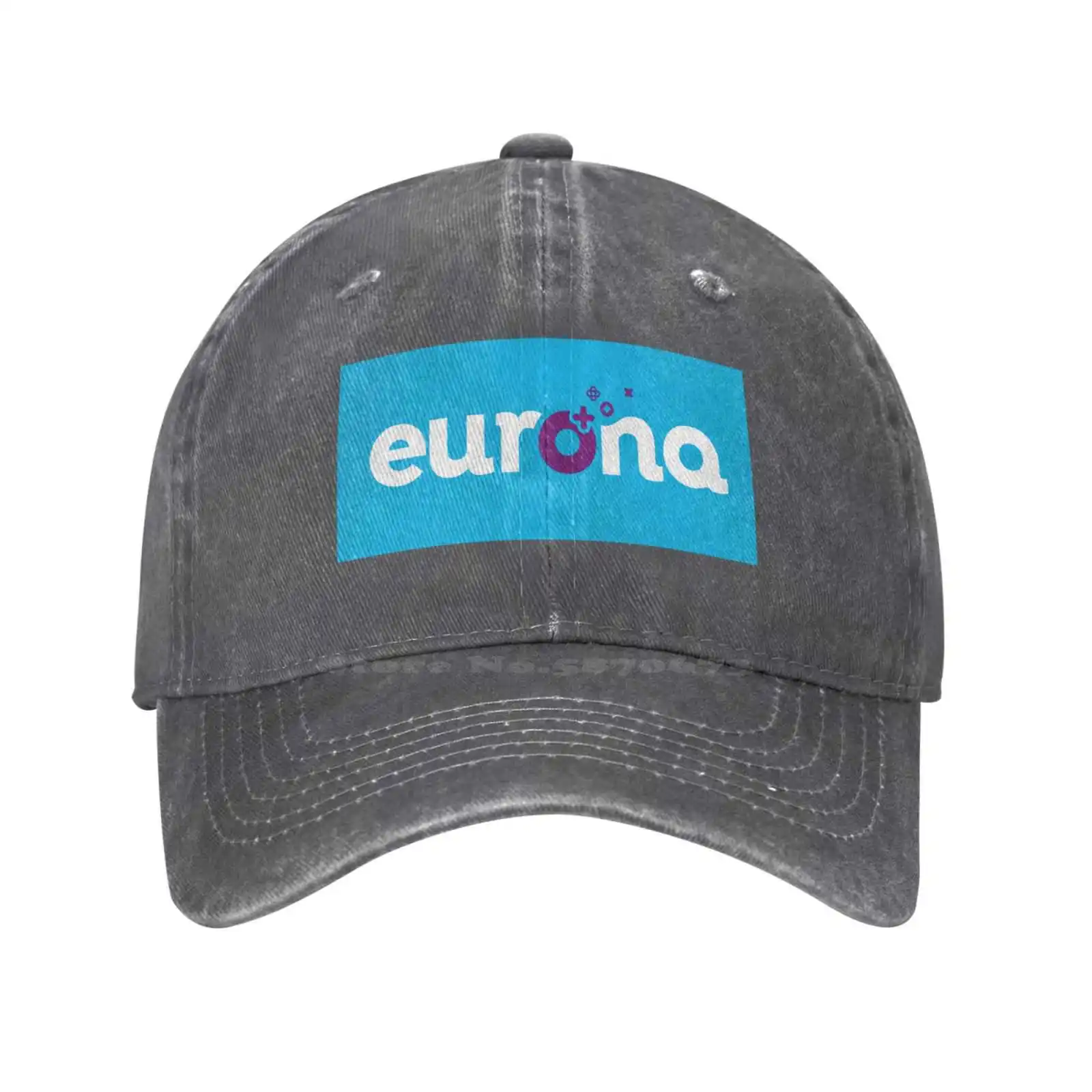 Eurona Telecom Logo Print Graphic Casual Denim cap Knitted hat Baseball cap