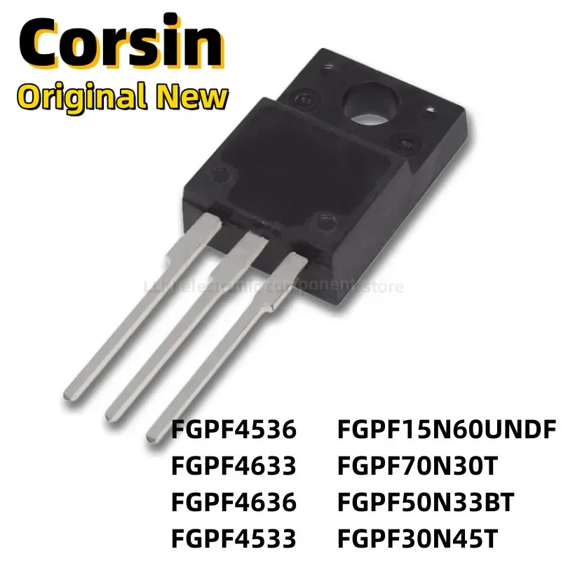 1 Uds FGPF4536 FGPF4633 FGPF4636 FGPF4533 FGPF15N60UNDF FGPF70N30T FGPF50N33BT FGPF30N45T TO-220F MOS FET/