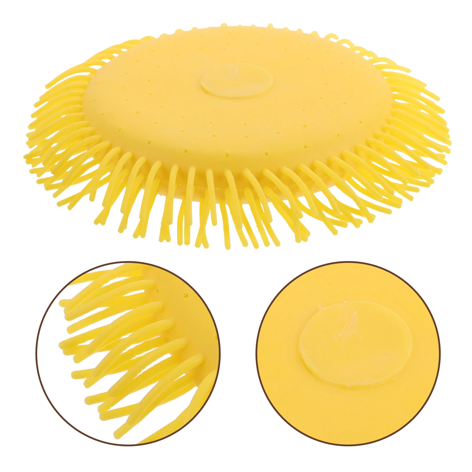 2 個の吸水性ウォーターフライングディスクイエロースプラッシュ屋外プールビーチ遊び場ゲーム軽量裏庭公園スイミングプール用