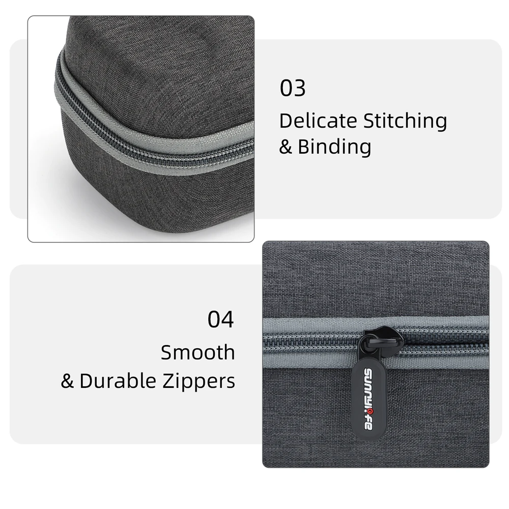 Sunnylife Carrying Case For Insta360 GO 3 Body Bag Portable Storage Bag Action Camera Protection Box For Insta 360 GO 3S Parts