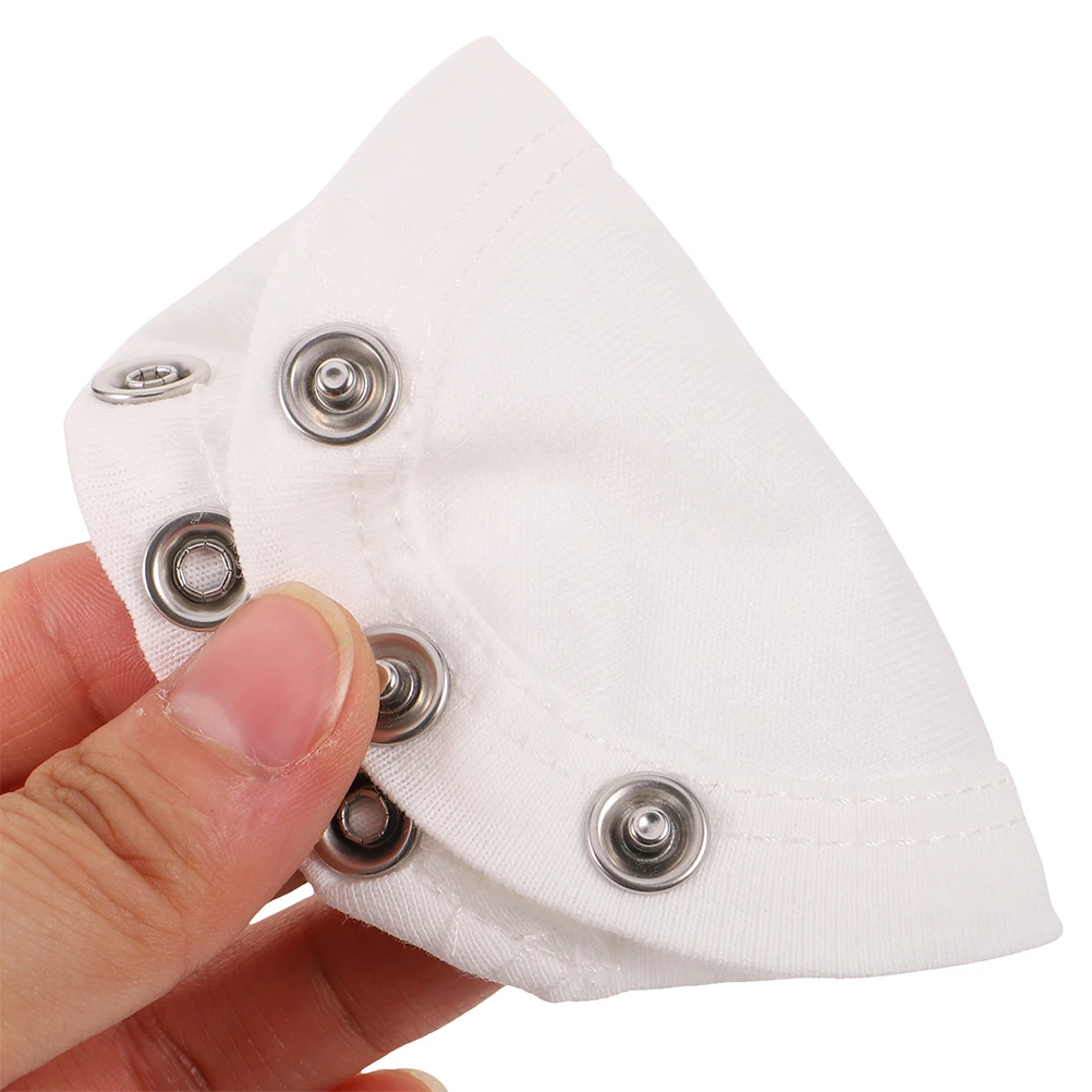 4Pcs Baby Bodysuit Extender Cotton Infant Romper Snap Extender Soft Warm Baby Clothing Extension for Toddler Boys Girls