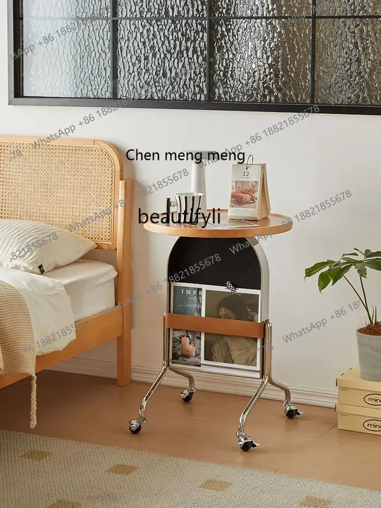 

ss7304 Side Table Cherrywood Modern Minimalist Creative Minimalist Mini Small Coffee Table