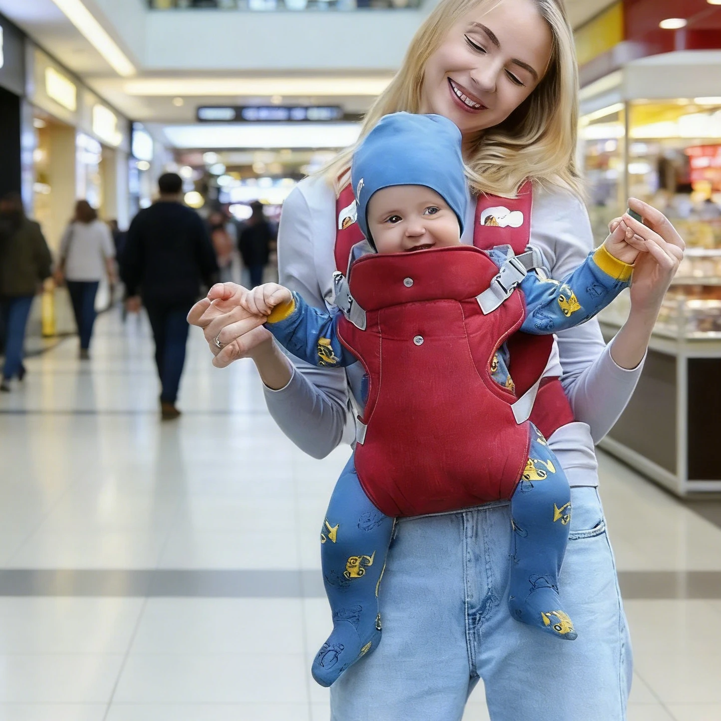 

Portable Multifunctional Baby Carrier Soft Breathable Infant Sling for Newborn Toddler Carrier Perfect Mother's Day Gift