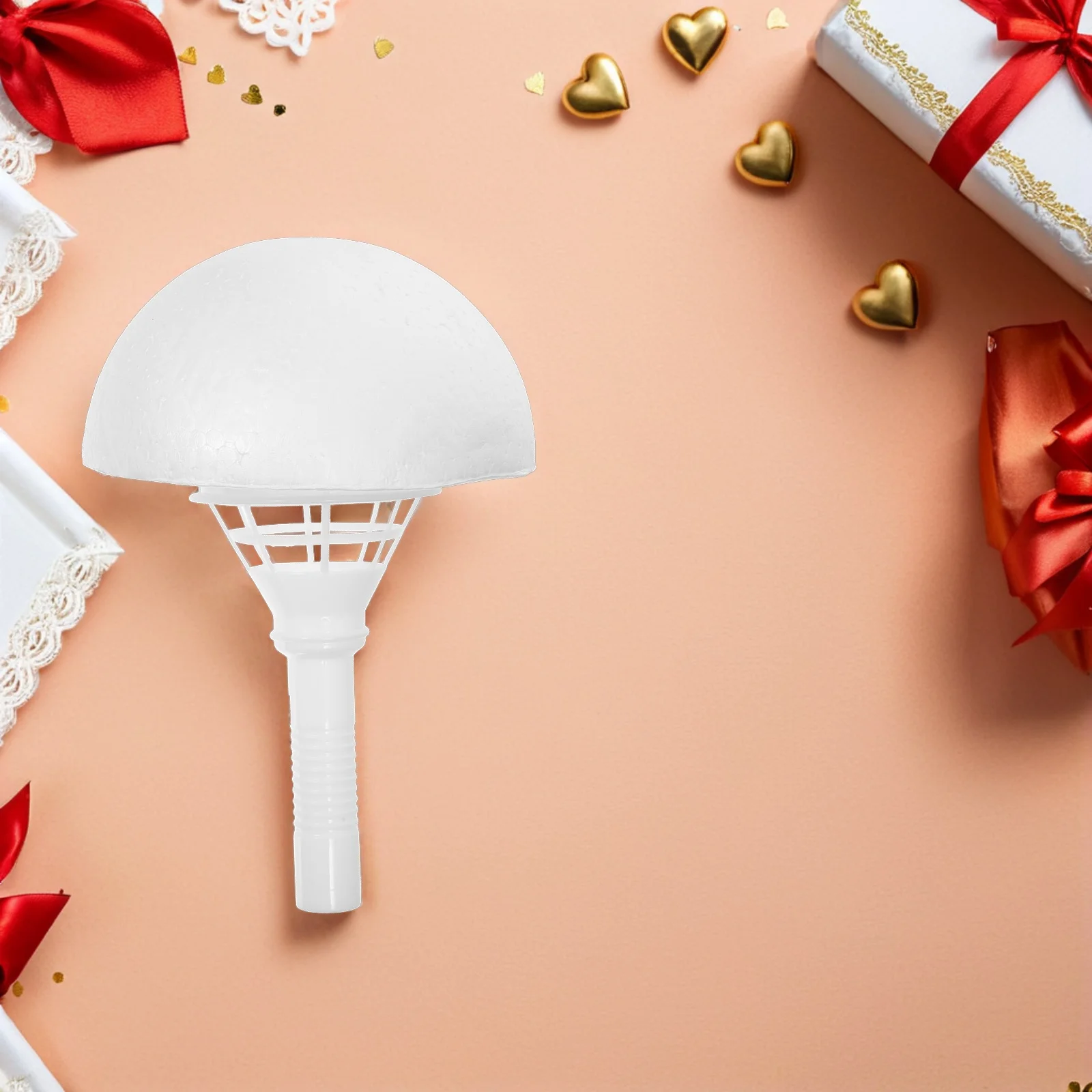 1 مجموعة 1 مجموعة رغوة الأزهار باقة حامل الزفاف مقبض ذاتي الصنع للزهور الاصطناعية الطازجة باقة الزفاف حامل ديكور الحفلات العرض