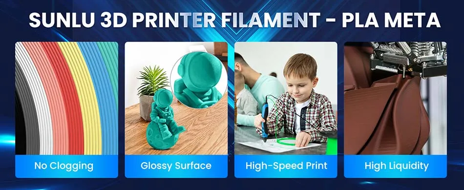 JAYO PLA/PETG/PLA Plus/ABS/PLA Matt/PLA Classic/TPU/PETGCF/ASA 3D-Drucker Filament 5 Rollen/Set 1,75MM 3D-Druckmaterialien – Detail 23