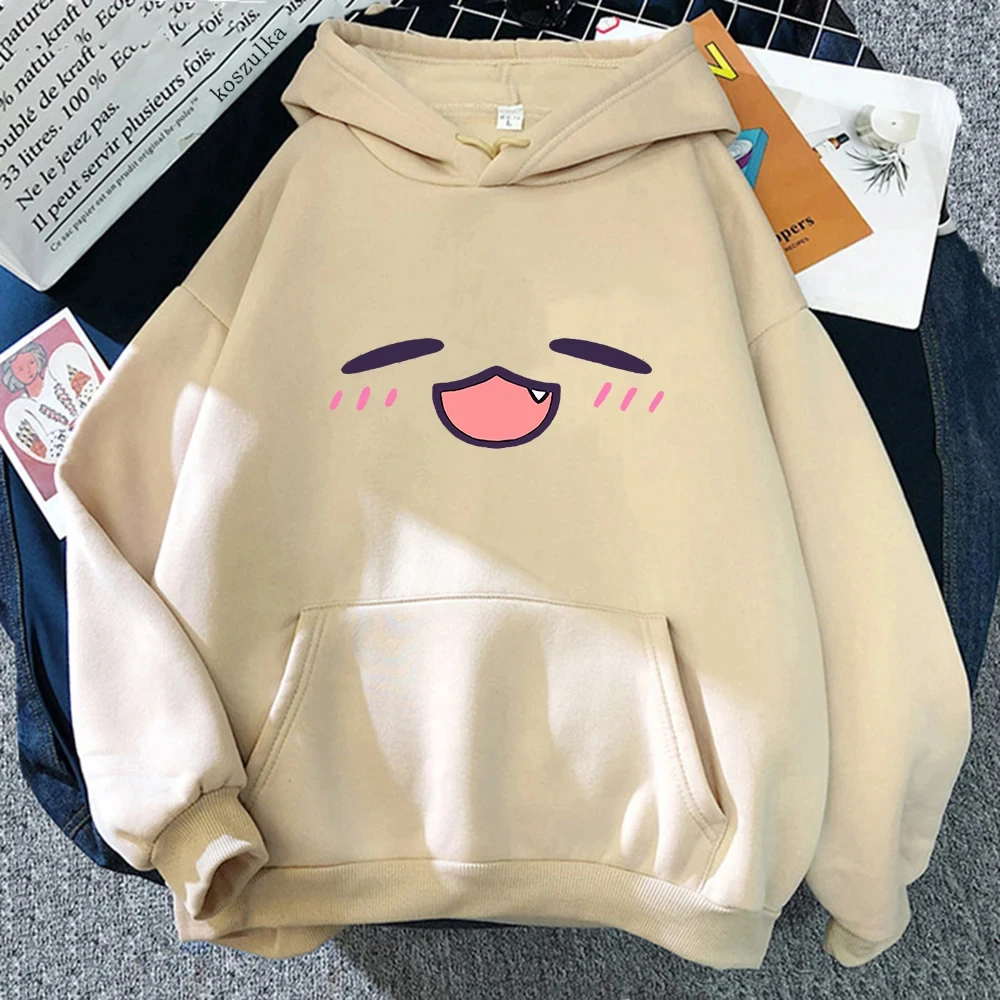 Tako Takodachi Face Hoodie Anime Hololive Hoodies Winter Women Spring Autumn Tops Unisex Sweatshirt Vintage Harajuku Sudaderas