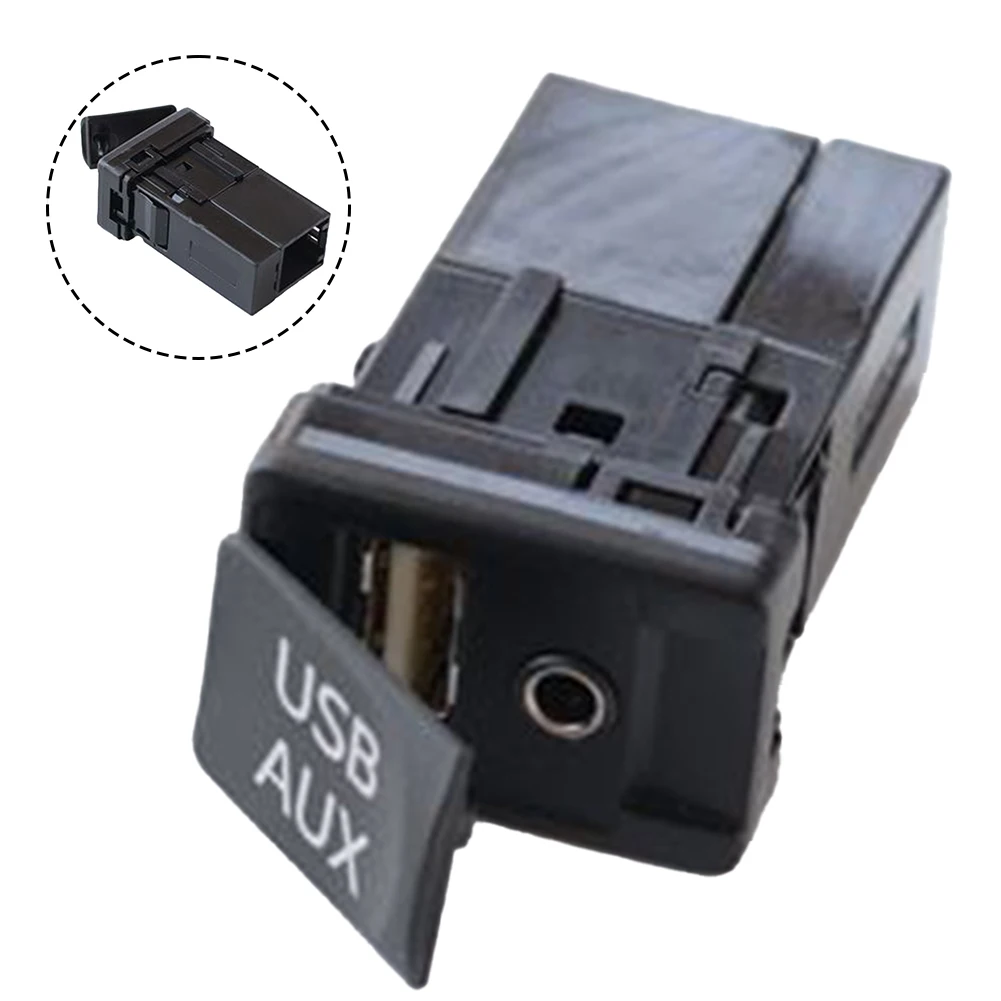 Car Accessories AUX Socket Anti-corrosion Non-deformation Wear-resistant For Car Central Control Panel Brand New