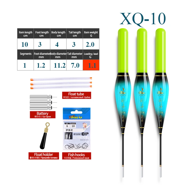Kit boya eléctrica Nano – Flotadores luminosos y tubos de pesca - imagen 4