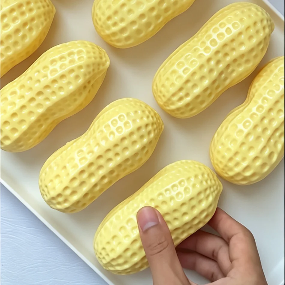 Simulated Peanut Slow Rebound Projectile Decompression Toy Relieves Pressure Ventilation Fun Cute Big Toy Ball Party Party Gift