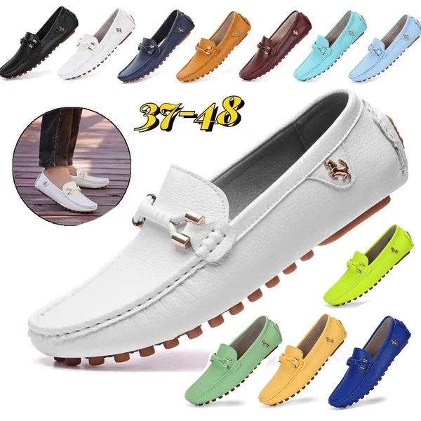 Loafers Shoes Driving Shoes Mens Dress Formal PU Leather Shoes Elegant Casual Business Loafers Wedding Party Men's Walking Shoes