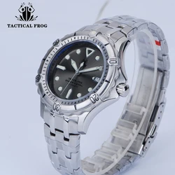 Tactical Frog Men Diving Watch Sapphire Glass C3 Luminous 316L Stainless 200M Water Resistant NH35 Automatic Mechanical Watch